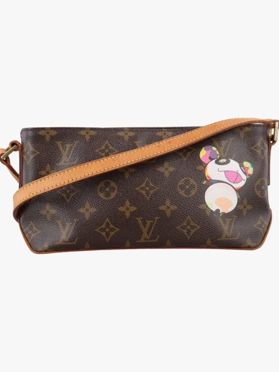 Louis Vuitton Panda Trotter Monogram Brown Multicolor Canvas Leather Belt main image 6